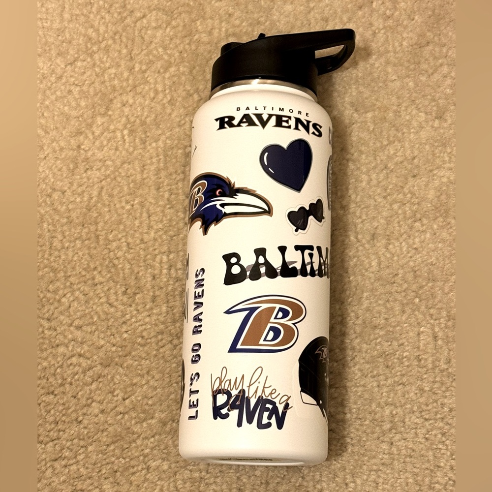 Baltimore Ravens 34 oz Native Quencher Water Bottle